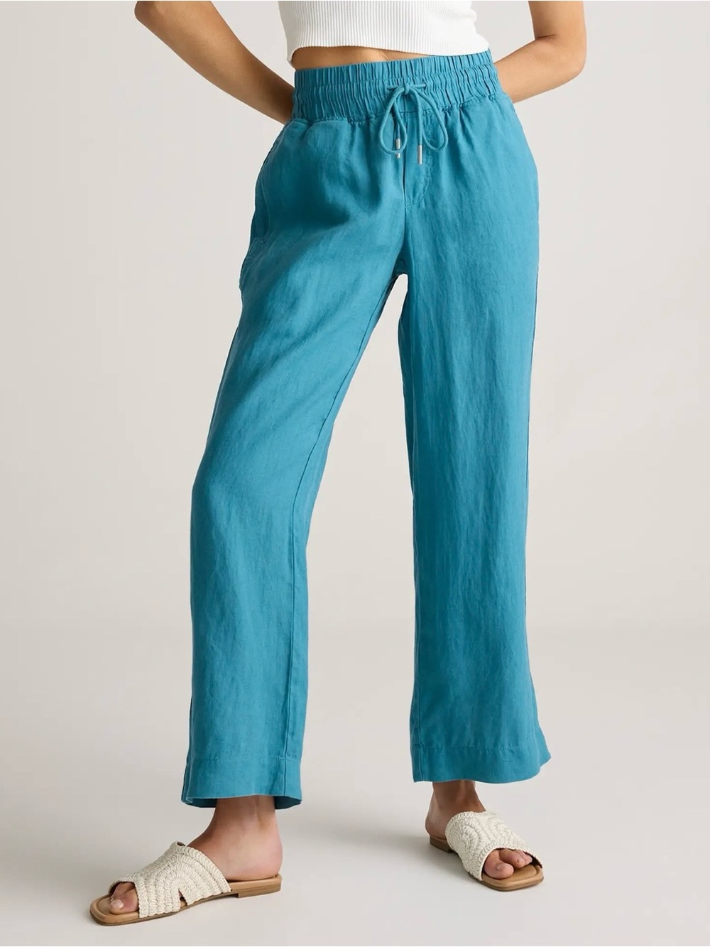 Quince 100% Linen Pants Size Medium NWT